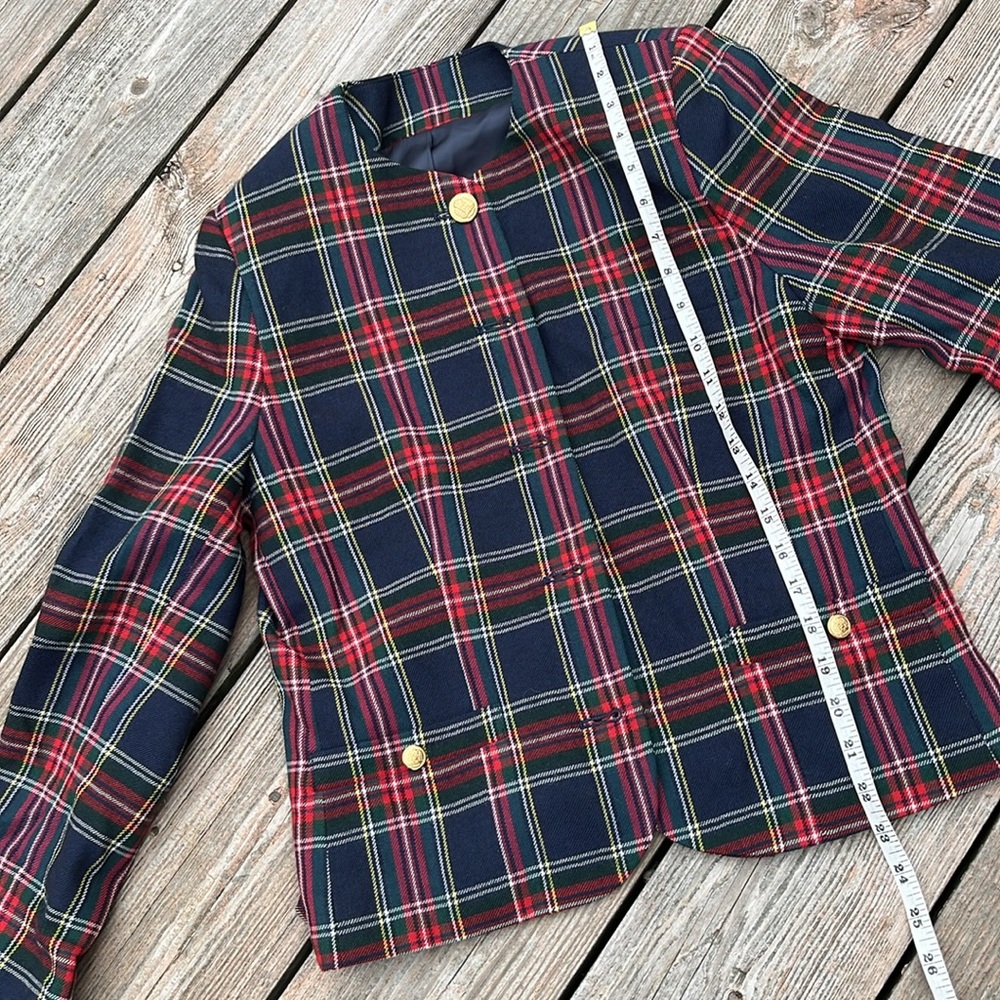JoS.A.Bank tartan plaid blazer 6-8 - Picture 9 of 9